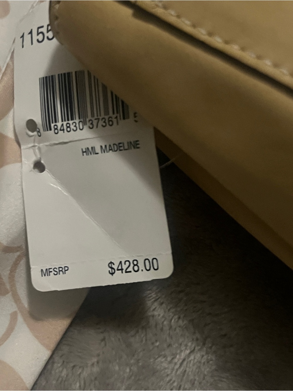 Coach HML Madeline Tote Leather Brown
